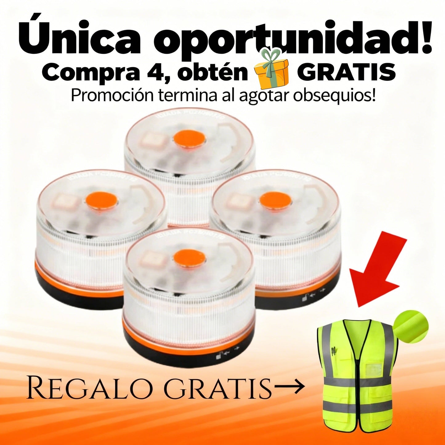 🚨 Lámpara de Emergencia V16 - Homologada por la DGT Geolocalización 3.0 con Datos Incluidos - Seguridad en 15 Segundos
