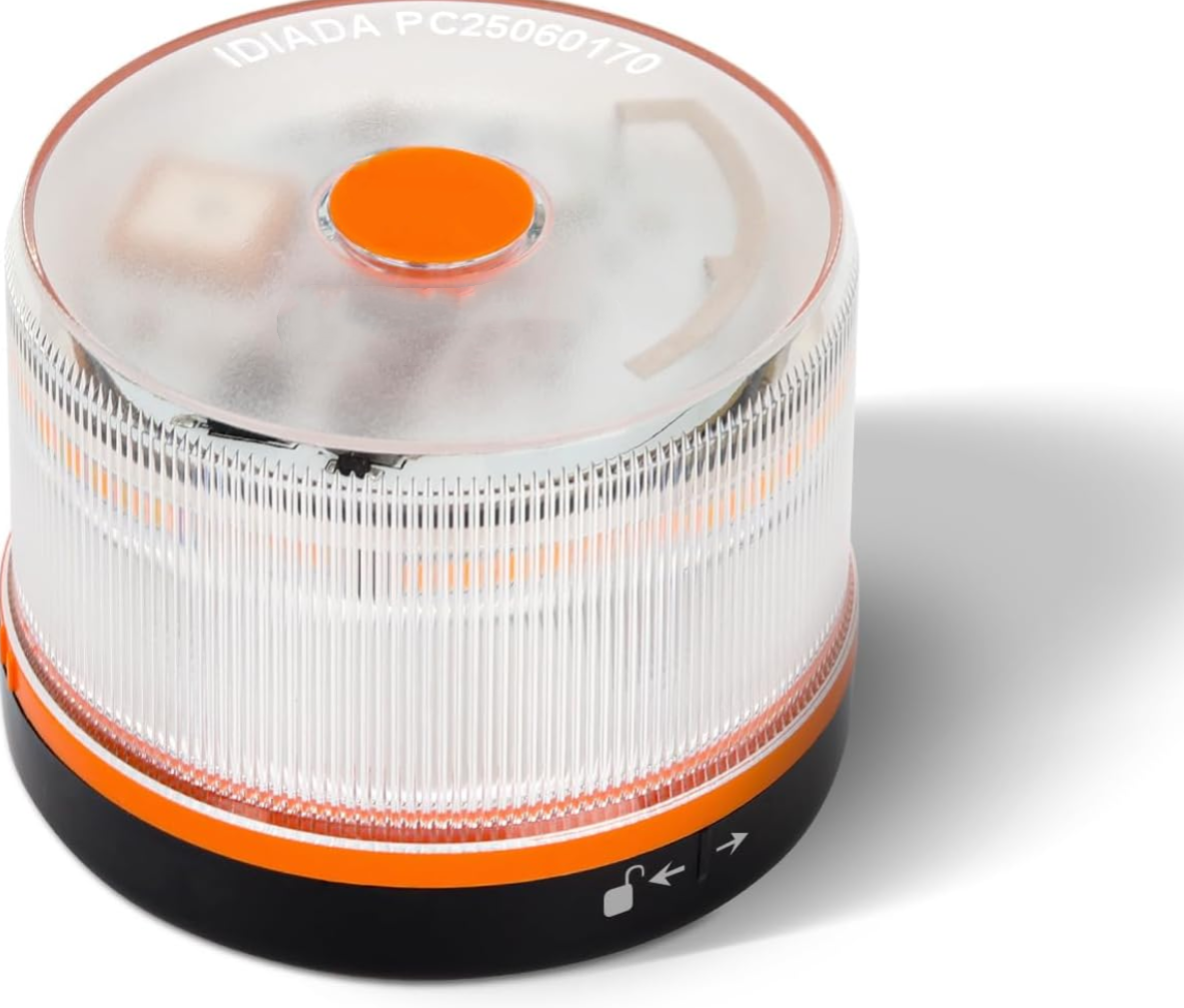 🚨 Lámpara de Emergencia V16 - Homologada por la DGT Geolocalización 3.0 con Datos Incluidos - Seguridad en 15 Segundos