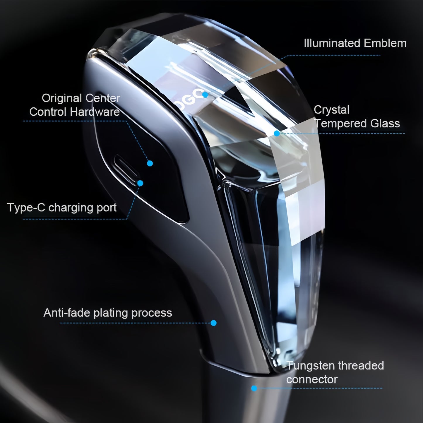 Crystal Gear Shift Knob for Various Car Brands
