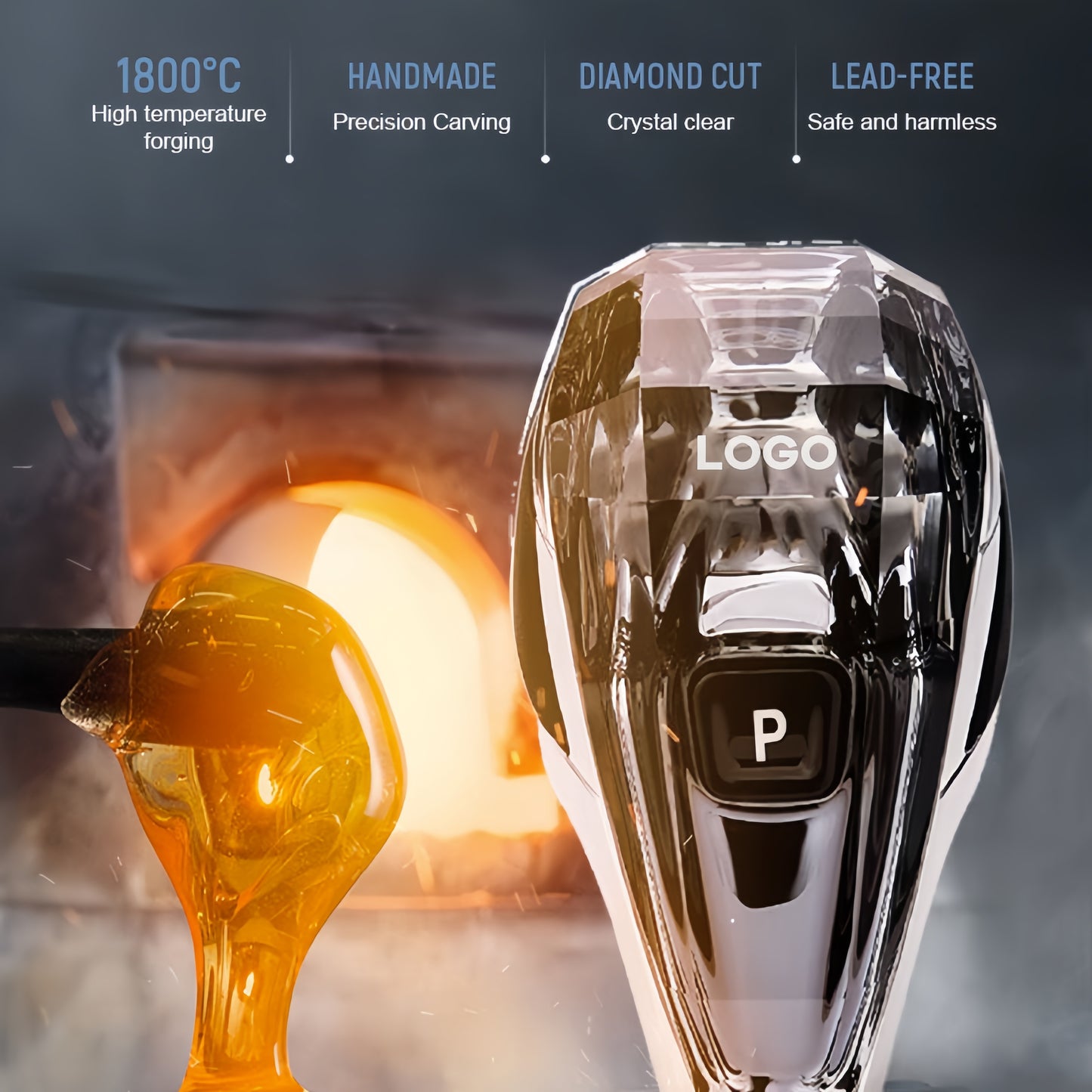 Crystal Gear Shift Knob for Various Car Brands