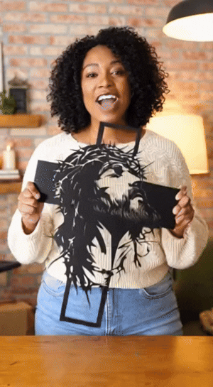 🔥🔥Jesus Cross Iron Sign Christ Wall Art Decor✝️🖼️ Elevate Your Space with Spiritual Elegance 🙌✨