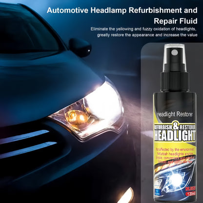 Headlight Restoration Spray – The solution for dull, yellowed, or cloudy car headlights